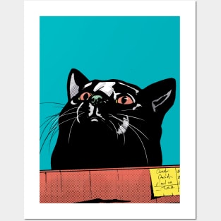 Fat Cat in a Box Posters and Art